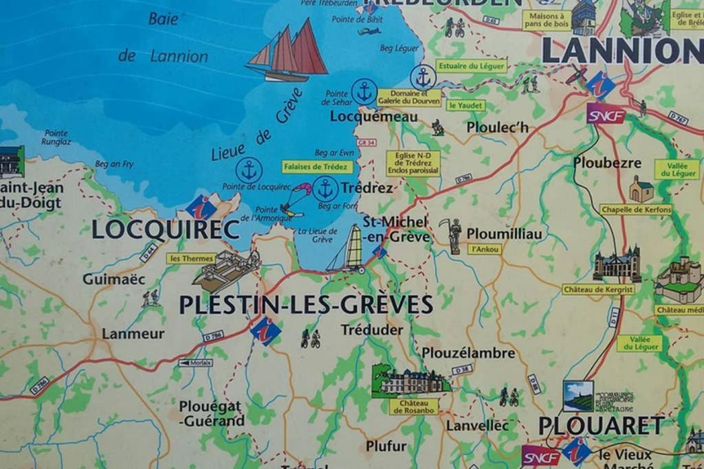 Gîte 3 pers Jacuzzi, possibilité table d'hôtes le soir Treduder Exterior foto
